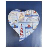 Heart Shaped Nautical Decorative Bowl