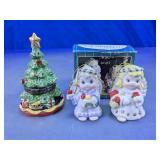 Assorted Holiday Ceramic Pieces