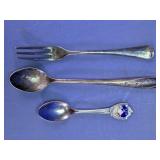 Mixed Metal Flatware Lot