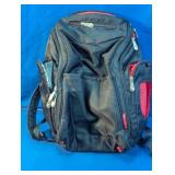 Fisher-Price Black & Red Diaper Backpack