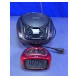 Lonpoo CD Player & Equity Alarm Clock