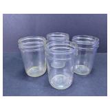 Set of Small Glass Jars