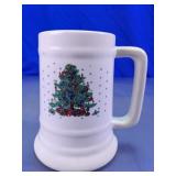Christmas Tree Milk Glass Mug