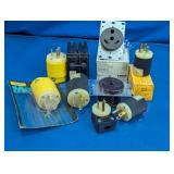 Industrial Electrical Plug & Receptacle Lot