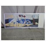 Framed Picasso La Joie de Vivre Print