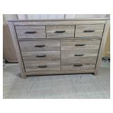 7 Drawer Wood Grain Dresser