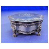 Vintage UK Coat of Arms Jewelry Box