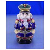 Musical Nutcracker Figural Trinket Box