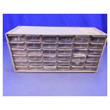 Small Parts Storage Cabinet with Assorted Hardware