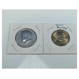 1776-1976 Kennedy Half & Van Buren $1 Coin