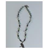 Beaded Dragonfly Pendant Necklace