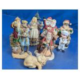 International Santa & Figurine Collection Lot