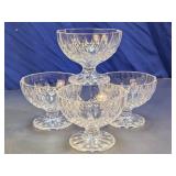 Crystal Dessert Cups Set