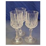 Crystal Wine Glasses Lot