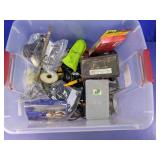 Assorted Tools, Electronics, and Hardware