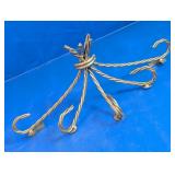 Metal Twisted Rope Wall Shelf Bracket