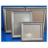 Gold-Tone Picture Frames Lot