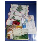 Vtg. Embroidery & Stamped Linens Crafting Lot