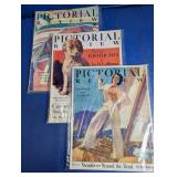 3 Pictorial Review 1930's Magazines