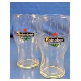 Heineken Branded Beer Glasses Lot