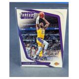 2018 PANINI THREADS LEBRON JAMES CARD