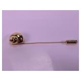 Gold Tone Trifari Snail Stick Pin