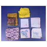 6 Ladies Silk Scarves & Handkerchiefs