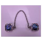 Morpho Butterfly Wing Earring Set