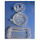 Pressed Glass Serveware Assortment