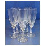 Clear Stemmed Beverage Glasses