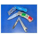 Assorted Pocket Knives & Folding Utility Tools
