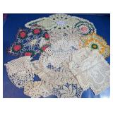 Variety Of 16 Crocheted & Tatted Items