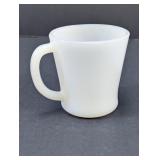 Vintage Glasbake White Milk Glass Mug