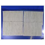 Vintage Style Woven Fabric Placemats Set