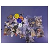 Large Collection Of 1940's Buttons