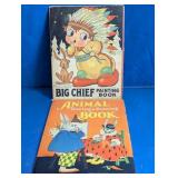 40's Big Chief & Saalfield Color Books