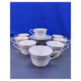 Fine China Style Tea Cups & Saucers