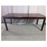 Wood Executive Writing Desk 72'W