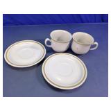 Mioko Stoneware Cup & Saucer Set