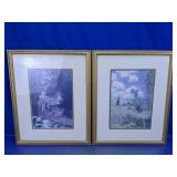 Framed Claude Monet Impressionist Landscape Art