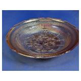 Amber Glass Serving Bowl