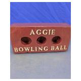 Aggie Bowling Ball Novelty Brick Gag Gift