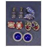 Assorted Vintage Style Fashion Earrings Lot