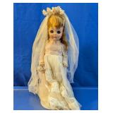 Vintage Bride Doll w/Kaiser Stand