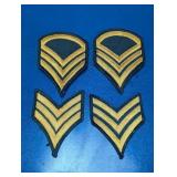 Military Style Chevron Patch Set