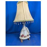 Nautical Sailboat Table Lamp with Shade