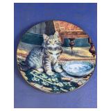 Victorian Cat Capers 'My Bowl Is Empty' Plate