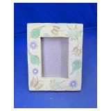 Butterfly and Floral Tabletop Picture Frame