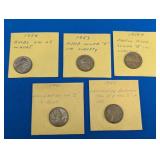 Lot of U.S. Wheat Penny Error Coins