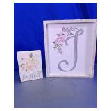 Floral Wall Decor Set